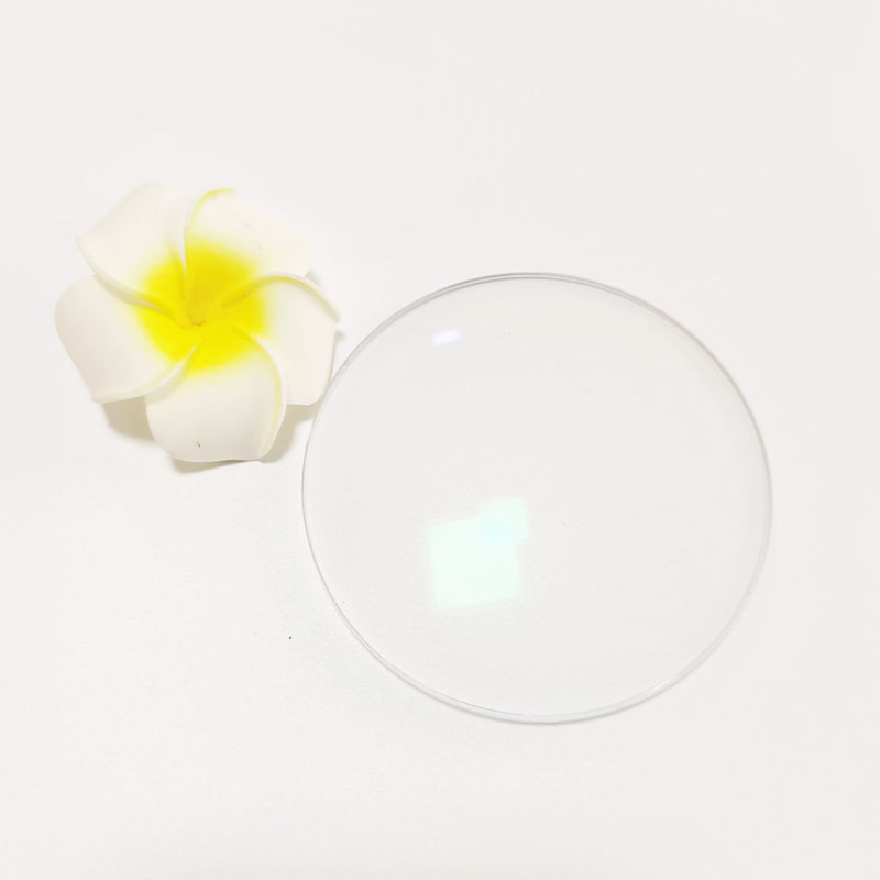 Półwykończona soczewka jednoogniskowa 1,74 z niebieskim blokiem